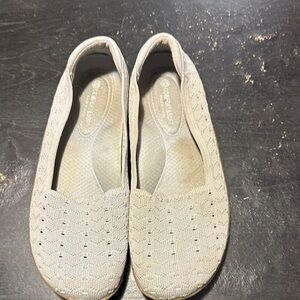 Grey Slip-On Flats for Women